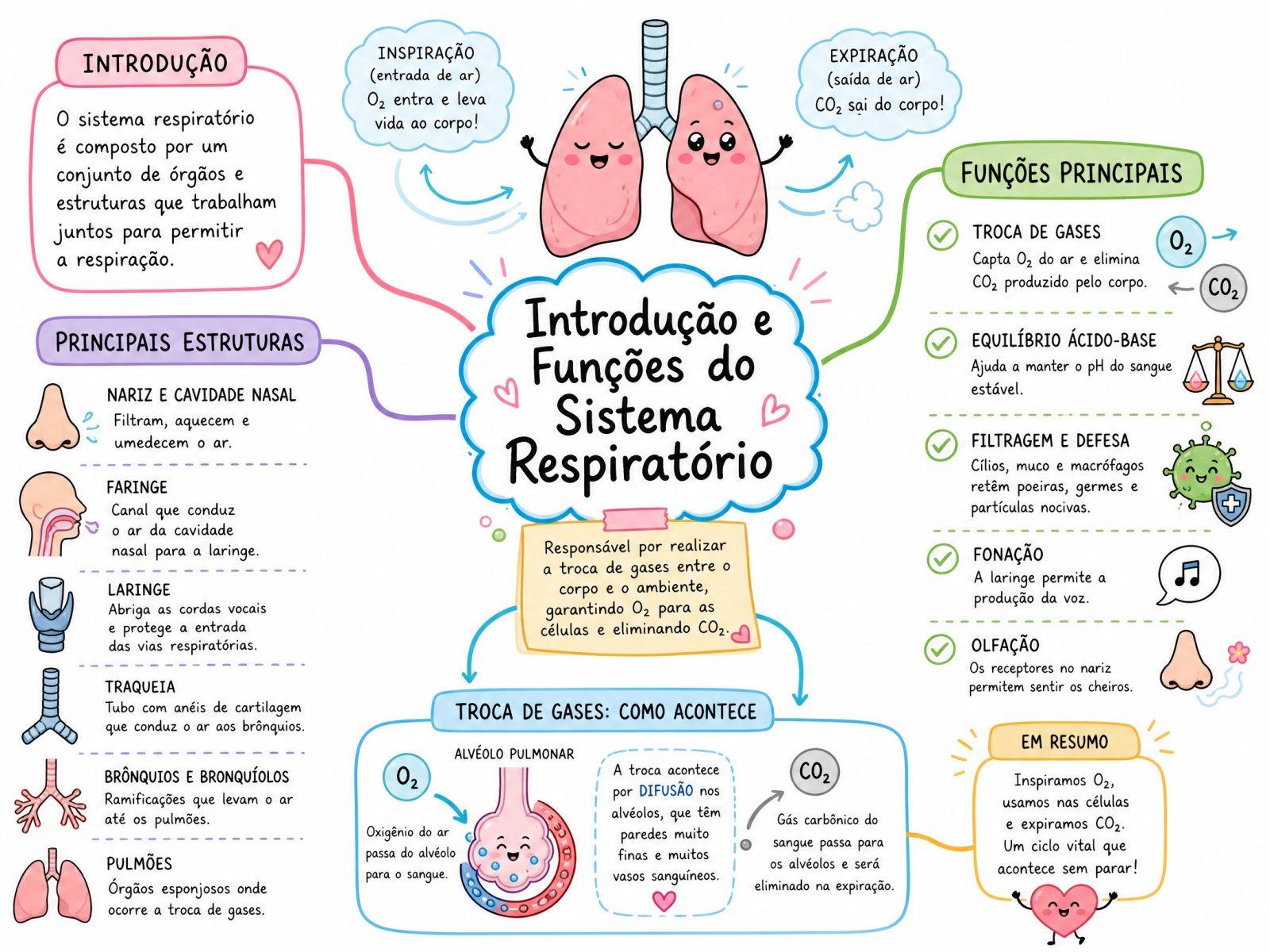 Introdução e Funções do Sistema Respiratório